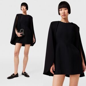 NWT Stella McCartney Round Neck Cape Mini Dress 40 $2,200